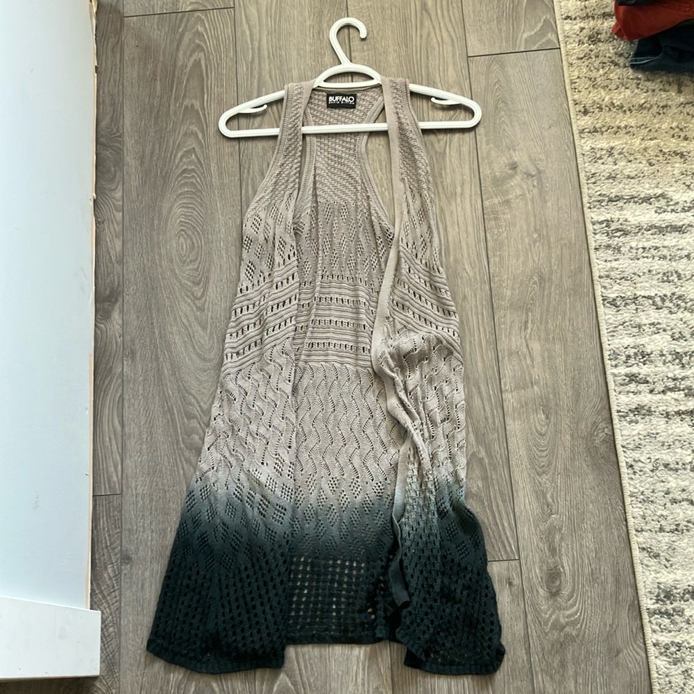 Buffalo Gray Knit Vest